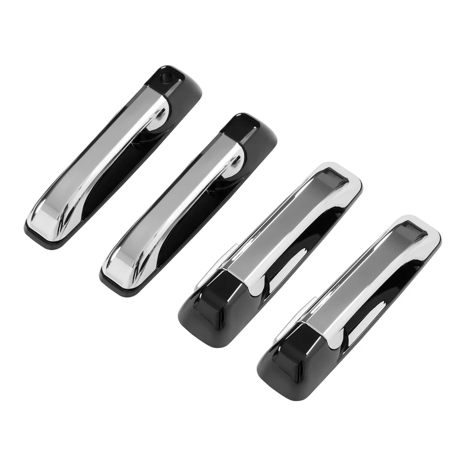 4Pcs Exterior Outside Door Handle Fits Dodge Ram 1500 09-24/ 2500 11-24 Sliver Foto 4 de 4