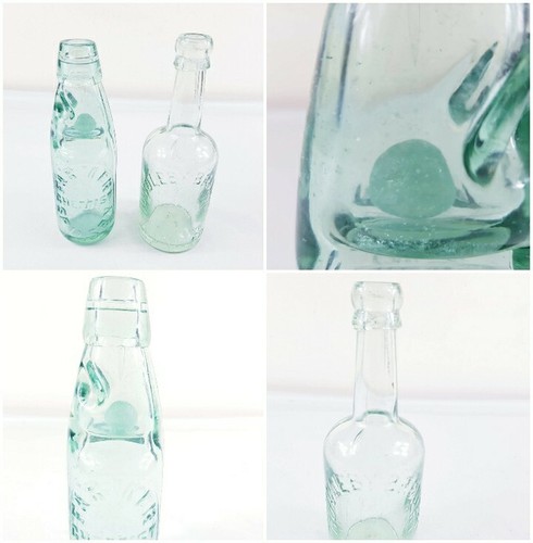 Old Vintage Antique Glass Bottle CLEAR Codd classic RARE