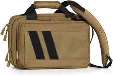 Mini Range Bag Soft Pistol Case Tactical Dual Handgun Revolver 2 Gun Storage New