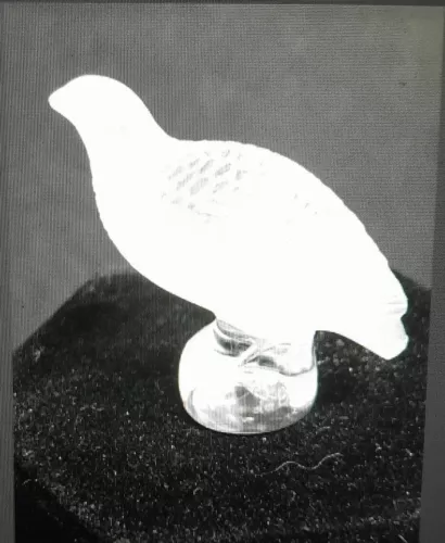 LALIQUE ( PARTRIDGE ) PAPER WEIGHt FULLY SIGNED MINT CONDITION.FREE POST IN UK