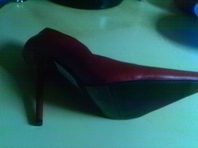 PLEASER CUERO ROJO PUNTIAGUDO 4.5" TACONES DE AGUJA SEXY 7 M Foto 3 de 3