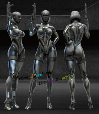 Mass Effect EDI 3D Print Figure GK Model Kits Unpainted Unassembled Garage Kit