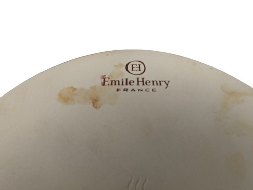 Emile Henry Ceramic bbq / pizza stone/Flame 10 inch Made In France Red - Picture 8 of 9