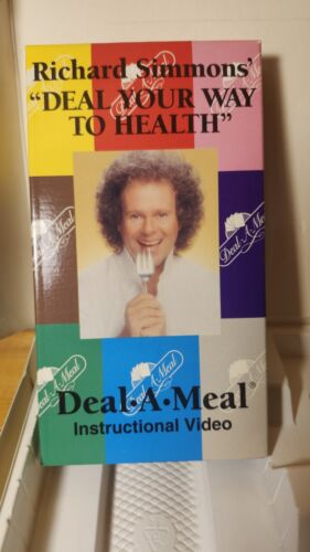 Vintage Richard Simmons Deal-A-Meal 1994 COMPLETE SET VHS + Cassette Tapes Pills - Picture 4 of 19