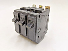 GE THQB32030 Bolt-On Circuit Breaker 30A 240V 3P 3PH THQB Used 30 AMP 240 Volt