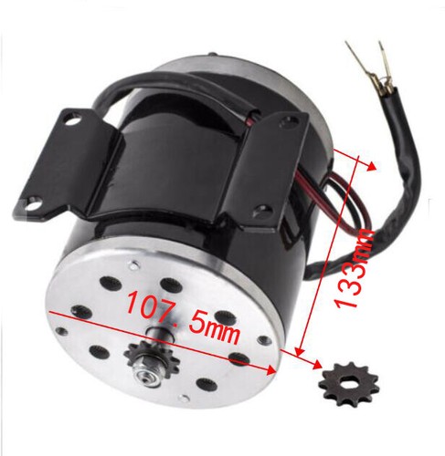500W 24V DC 26.7A Electric Motor MY1020+bracket Set for E-Scooter Electric Bike - Picture 2 of 12