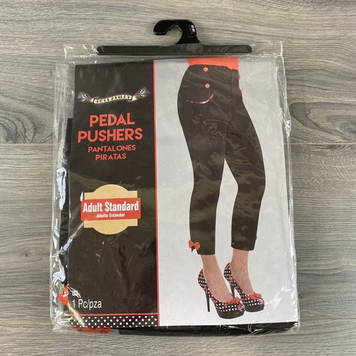 Rockabilly Pedal Pushers Costume Dress Up Fancy Cosplay Halloween Adult New - Picture 1 of 6