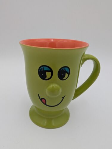 Tazze Vintage Collezione Livingware Ceramica 3D Divertenti Faccia Sorridente - 3 Tazze Piedistallo - Foto 2 di 22