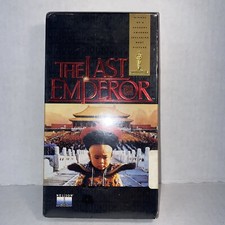 The Last Emperor (VHS) Factory Sealed RARE Black Cover