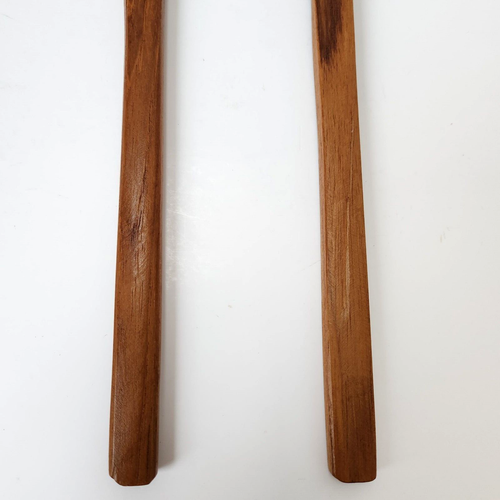 De colección MCM Gailstyn-Sutton Cuenco de Vidrio Madera de Teca Plato para Servir Ensalada Tenedor Cuchara - Imagen 16 de 19
