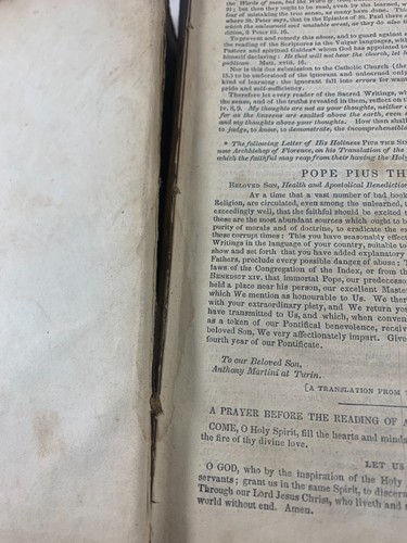 Douay Rheims Bible 1847 In Good Condition - Picture 16 of 16
