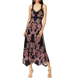 INC-NEW-Women-039-s-Crisscross-Back-Strappy-Paisley-River-Maxi-Dress-TEDO