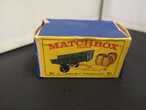 P654-MATCHBOX LESNEY No51B JOHN DEERE TRAILER WITH BOX. - Picture 7 of 12