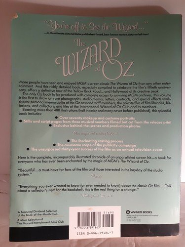 The Wizard of Oz by John Fricke, William Stillman and Jay Scarfone (1990, PB) - Picture 2 of 8