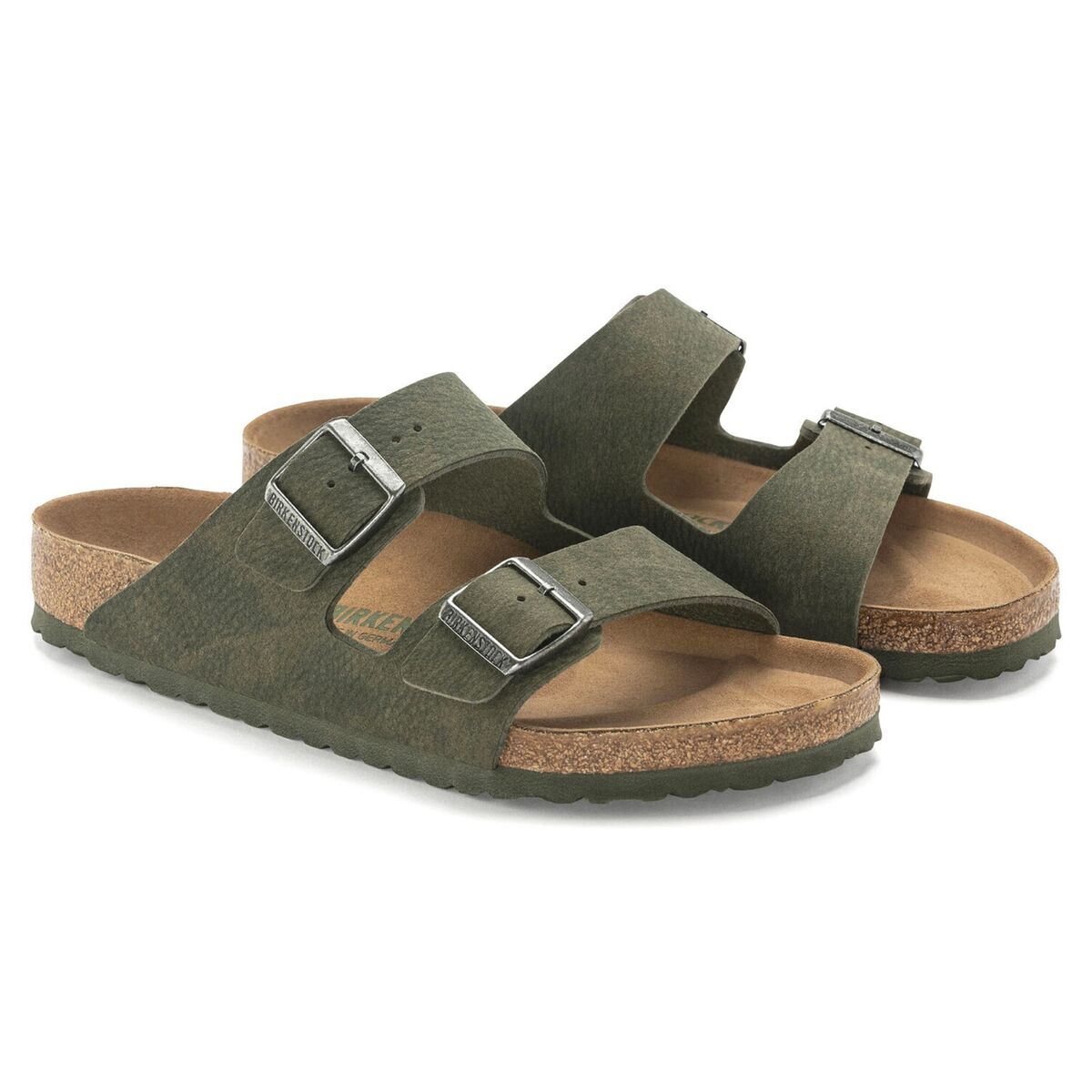 Olive birkenstock deals sandals