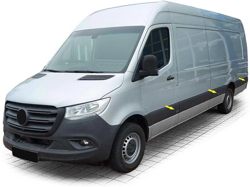 6 Luci Laterali Ingombro LED Crafter Sprinter VAN BUS 2013-2017 Black Design - Afbeelding 3 van 11