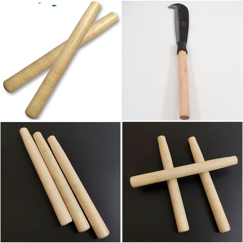 3 Pack 12'' Sledge Hammer Wooden Handle Replacement for Axe Grip Steel Grass Sic - Picture 6 of 12