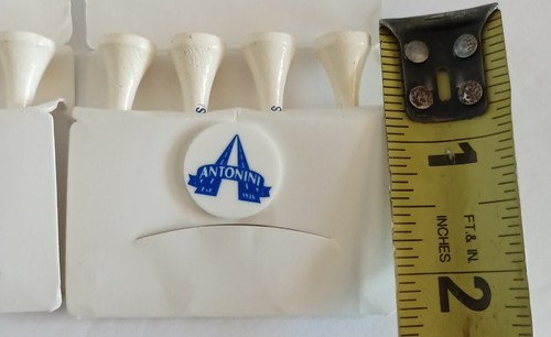 ANTONINI Golf Tees 3 packs of 4 White Tees 2 1/4" - Picture 6 of 6