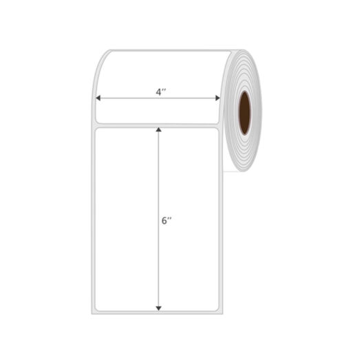 2 rotoli 4""x6"" etichette spedizione termica diretta carta autoadesiva 250 per rotolo - Foto 3 di 7