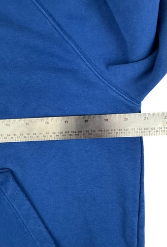 Banana Republic Fleece Hoodie Sweatshirt Sz M Lazuli Blue S/715333-01 Women’s - Picture 5 of 9