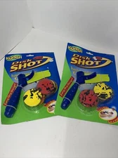 Koosh Disk Shot Soft Disc Launcher NEW Rare 2 Included