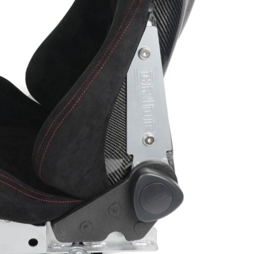 New Bride Racing Seats Low Max+Carbon Fiber Shell+Adjustable Backrest w/ Slider - Picture 4 of 11