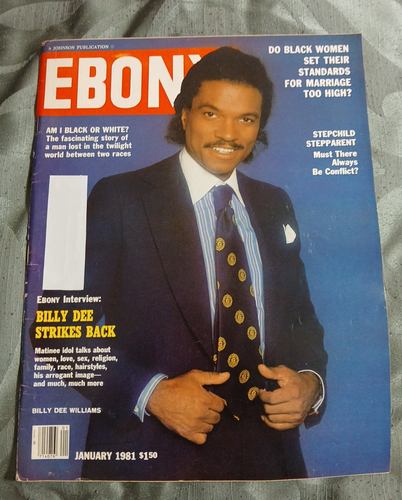 Billy Dee Williams Strikes Back Interview - Vintage EBONY MAGAZINE January 1981 - Picture 1 of 7