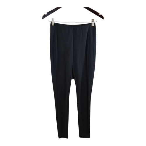 J. Jill Ponte Knit Mid-rise Leggings in Black Minimalist Casual Basic Women's XS - Picture 6 of 10