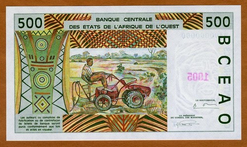 SPECIMEN West African States, Togo, 500 Francs, 1994 P-810Ts UNC - Picture 2 of 2
