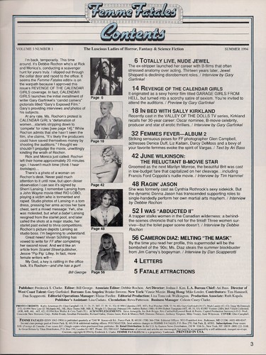 FEMME FATALES~SUMMER~1994~V3 #1~OLD BACK FUN~MORE OF WHAT YOU'RE LOOKING FOR!~ - Picture 3 of 17