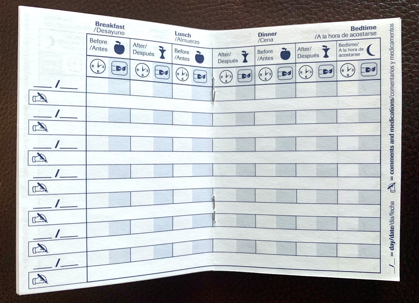 ACCU CHEK Self Test Diary Lot Of 4 FREE SHIP Diabetic Log Book ACCU CHEK Self Test Diary Lot Of 4 FREE SHIP Diabetic Log Book