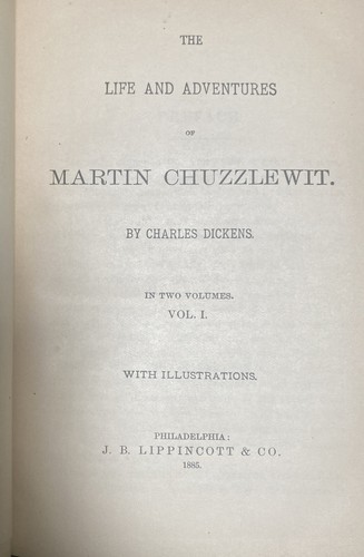 Das Leben und die Abenteuer von Martin Chuzzlewit Charles Dickens 1885 - Bild 2 von 6