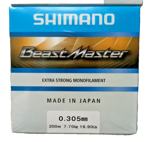 SHIMANO BEASTMASTER EXTRA ANGELSCHNUR 200M / 0,305MM - JAPANISCHE QUALITÄT