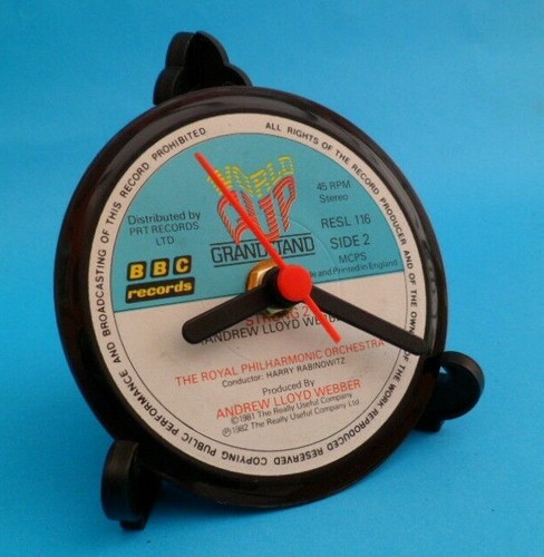 FOOTBALL CLUB Desk / Table Top CLOCKS (Choice of Teams) Upcycled Vinyl Record 4" - Picture 51 of 51