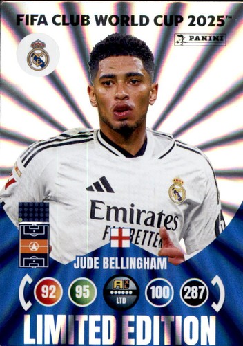 FIFA Club World Cup 2025 Adrenalyn XL Trading Cards 280-369 + Limitierte Karten - Afbeelding 109 van 109