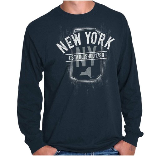 Vintage New York Classic Souvenir NYC Gift Long Sleeve Tshirt for Men or Women - Picture 8 of 9