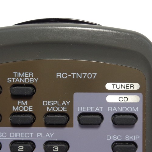 Sistema de audio original de fábrica Aiwa RC-TN707 control remoto para modelos seleccionados - Imagen 2 de 7