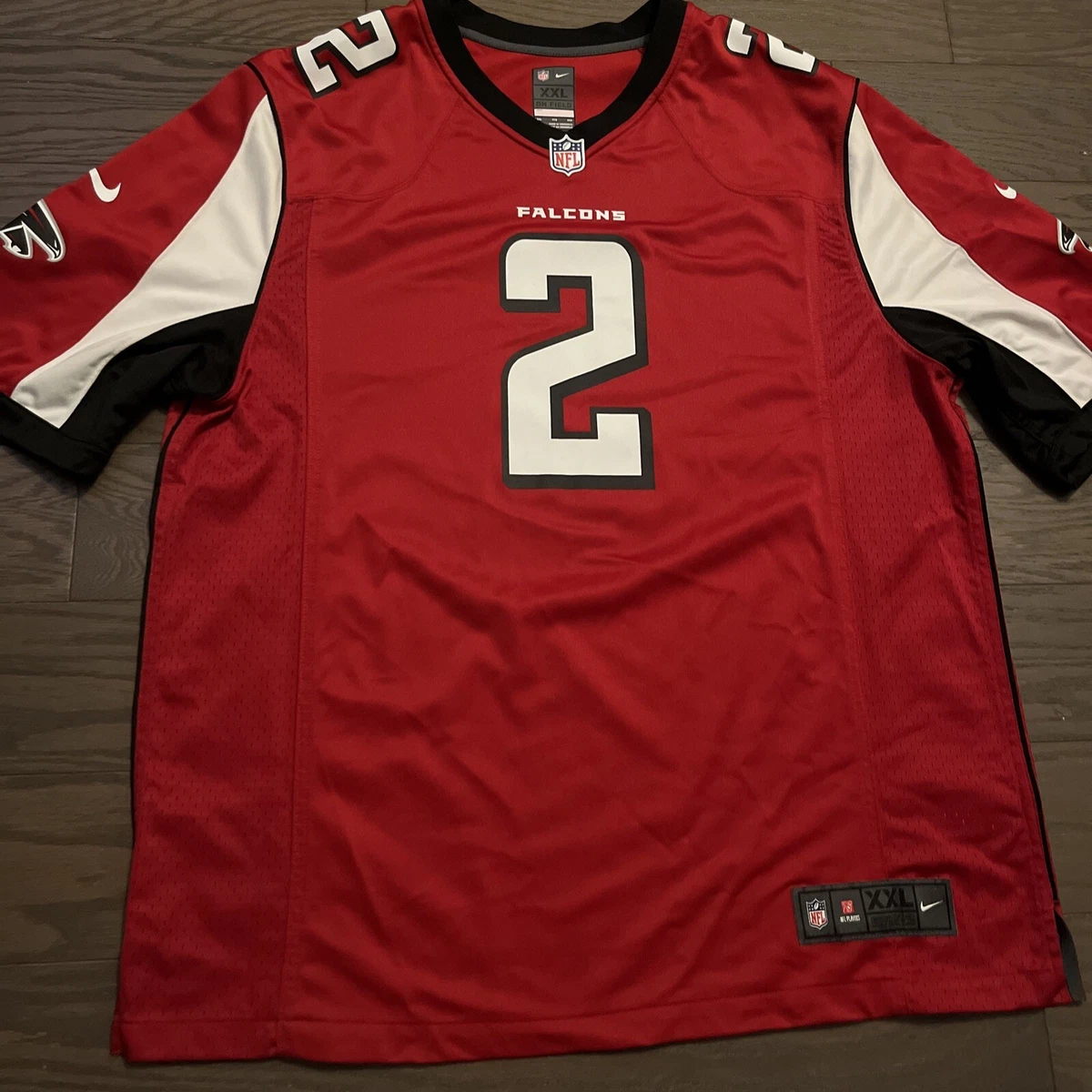 Nike Atlanta Falcons No2 Matt Ryan Red Men's Stitched NFL Limited Rush 100th Season Jersey
