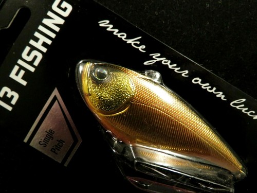 Manivela sin labios Golden Retriever 13 Fishing Pro-V de un solo paso 3/4 oz E-PVSP34-GR  - Imagen 3 de 8