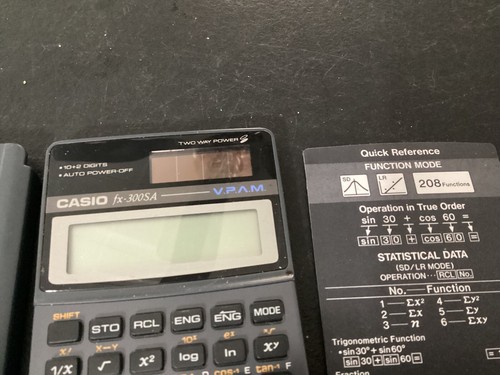 Casio FX-300SA VPAM Taschenrechner - Bild 2 von 3