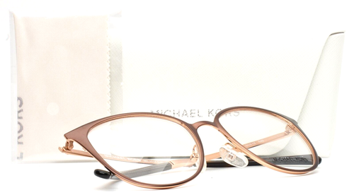 MICHAEL KORS MK3017 Lil 1188 Satin Brown Rose Gold Womens Eyeglasses 51-18-140 - Picture 14 of 15