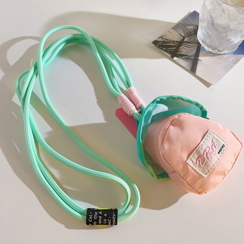 Long Strap Mushroom Pouches Phone Case with Integrated Storage Unisex Phone - Zdjęcie 5 z 8