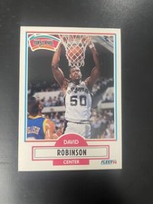 DAVID ROBINSON 1990-91 Fleer Basketball Card #172 San Antonio Spurs (Follow Us)
