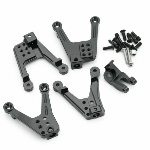Elevador de montaje de amortiguador delantero y trasero de aluminio 4 piezas para oruga Axial SCX10 II 90046 RC - Imagen 4 de 7