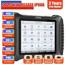 2025 XTOOL IP900 All System Scan Tool Key Programmer E.CU Coding 38+ Services