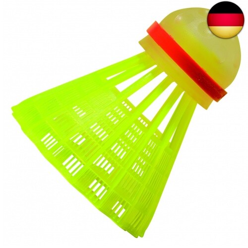 Speedminton Sport 3er Speeder Night Tube Speedminton Bälle, Gelb/Rot, - Bild 2 von 4