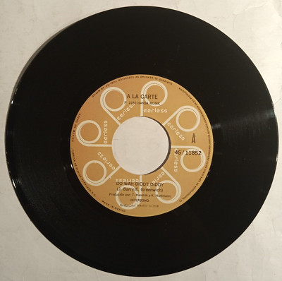 A LA CARTE - DO WAH DIDDY DIDDY - 1982 MEXICAN 7'' SINGLE, PAPER SLEEVE, DISCO