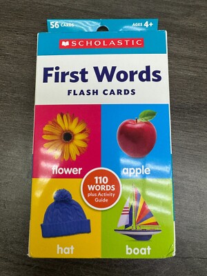 Scholastic Teaching Solutions Flash Cards: First Words