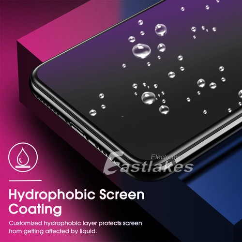 iPhone 11 Pro XS Max XR X Full Cover Tempered Glass Screen Protector for Apple - Picture 3 of 10