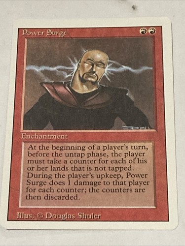 MTG - Power Surge - 3rd Edition (Revised) - NM English Magic - Picture 1 of 2